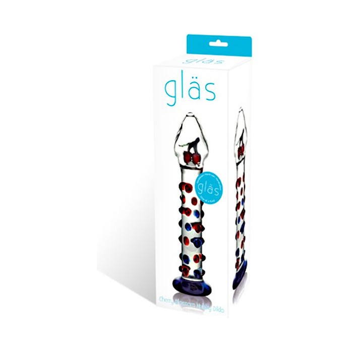 Необыкновенный фаллос ручной работы Cherry Nubby - 18 см. Фотография 2.