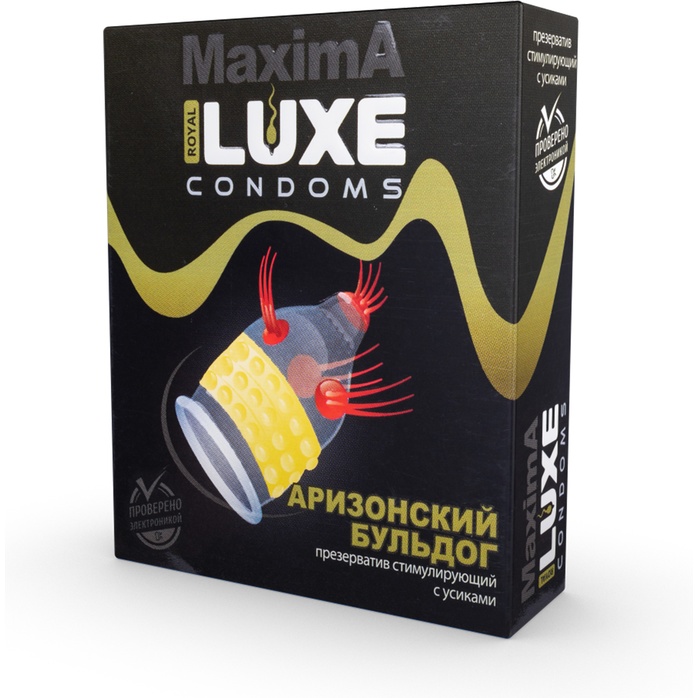 Презерватив LUXE Maxima Аризонский Бульдог - 1 шт - Luxe Maxima