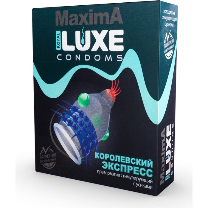 Презерватив LUXE Maxima «Королевский экспресс» - 1 шт - Luxe Maxima