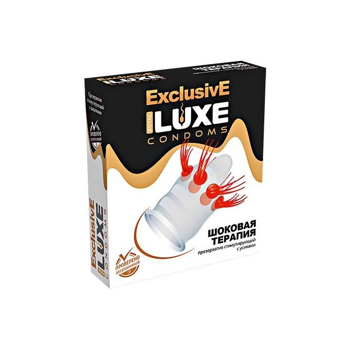 Презерватив LUXE Exclusive «Шоковая терапия» - 1 шт - Luxe Exclusive