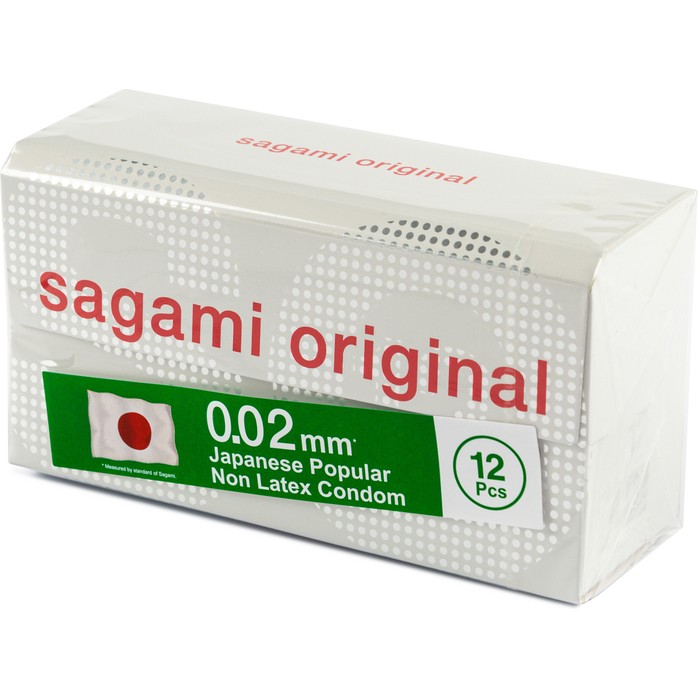 Ультратонкие презервативы Sagami Original 0.02 - 12 шт - Sagami Original. Фотография 2.