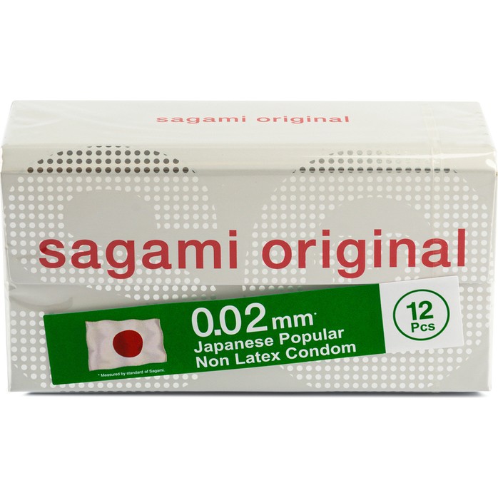 Ультратонкие презервативы Sagami Original 0.02 - 12 шт - Sagami Original