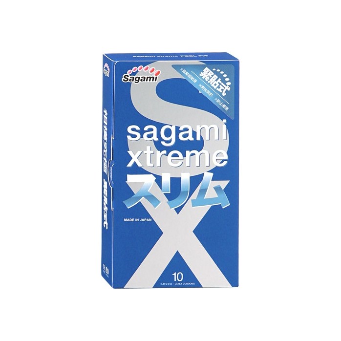 Презервативы Sagami Xtreme Feel Fit 3D - 10 шт - Sagami Xtreme