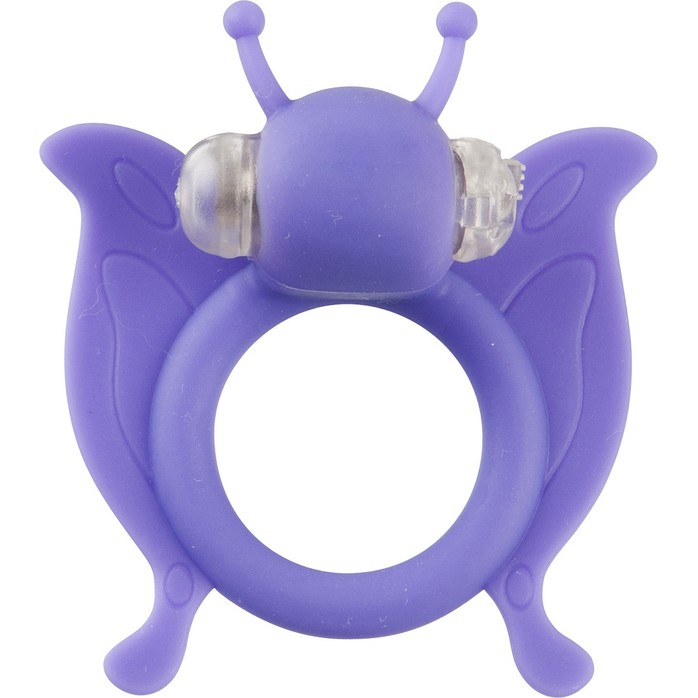 Фиолетовая вибронасадка Butterfly в форме бабочки - S-line