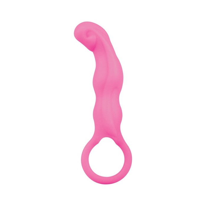 Розовый вибратор Impulso для массажа точки G - Shots Toys