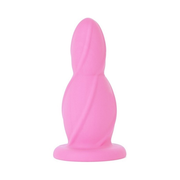 Розовая анальная втулка Medium Buttplug среднего размера - 11,4 см - Shots Toys