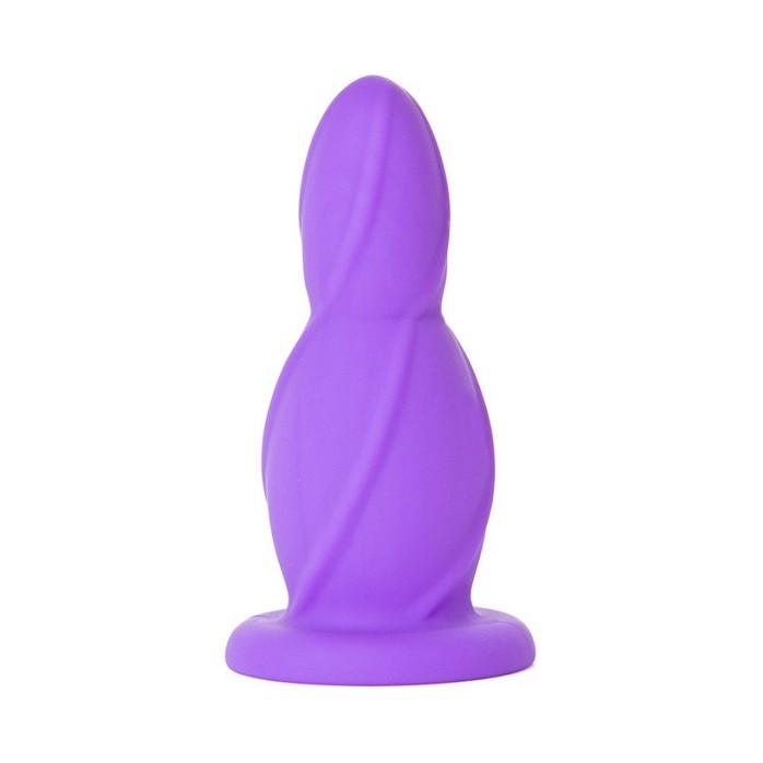 Большая фиолетовая анальная втулка Big Buttplug - 13 см - Shots Toys