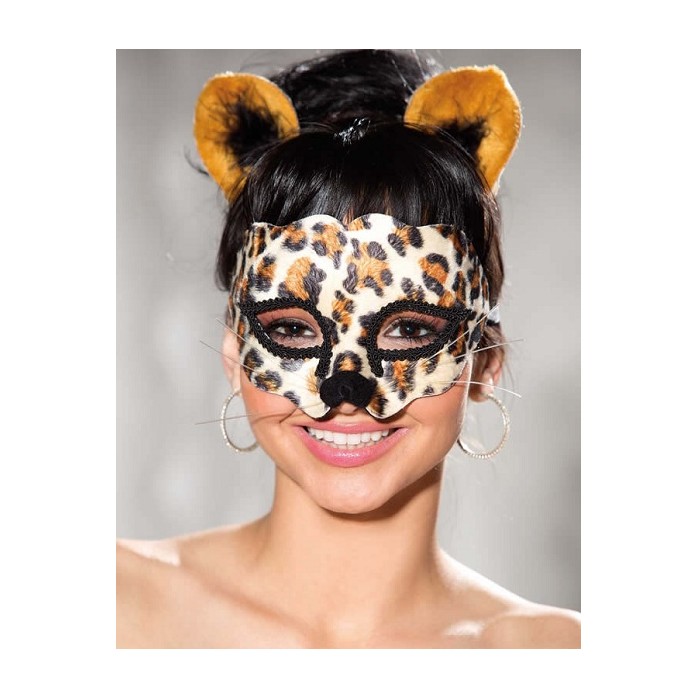 Леопардовая маска и ободок с ушками - Holiday