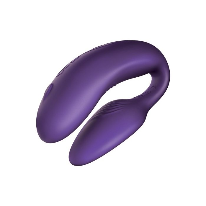 Фиолетовый вибромассажёр для двоих We-Vibe 4