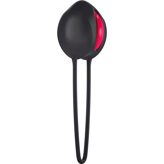 Черный вагинальный шарик Smartballs Uno. Фотография 2.