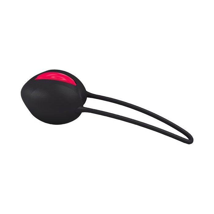 Черный вагинальный шарик Smartballs Uno. Фотография 3.