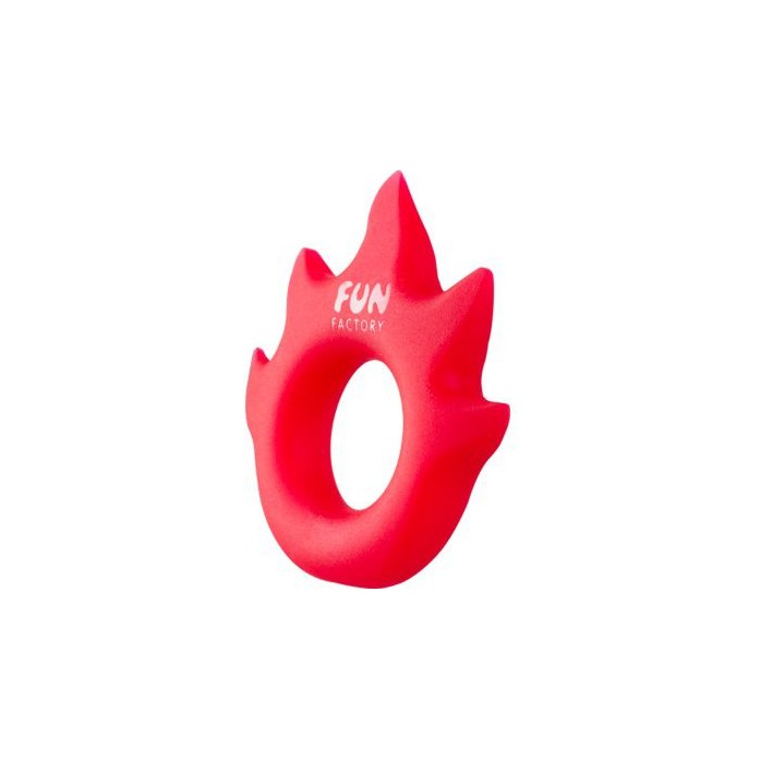 Красное эрекционное кольцо Flame. Фотография 2.
