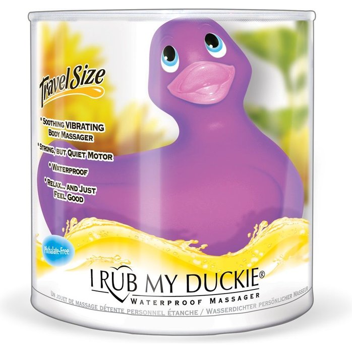 Фиолетовый вибратор-утенок I Rub My Duckie. Фотография 2.