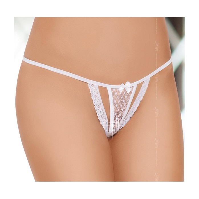 Трусики-стринг с прорезями - Pants Thongs. Фотография 2.