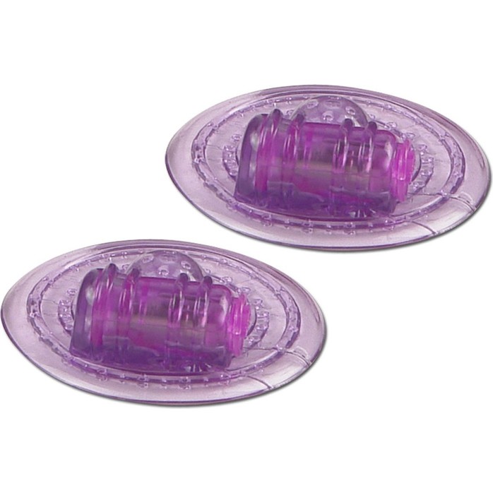 Фиолетовые вибромассажеры для груди - Pipedream Products