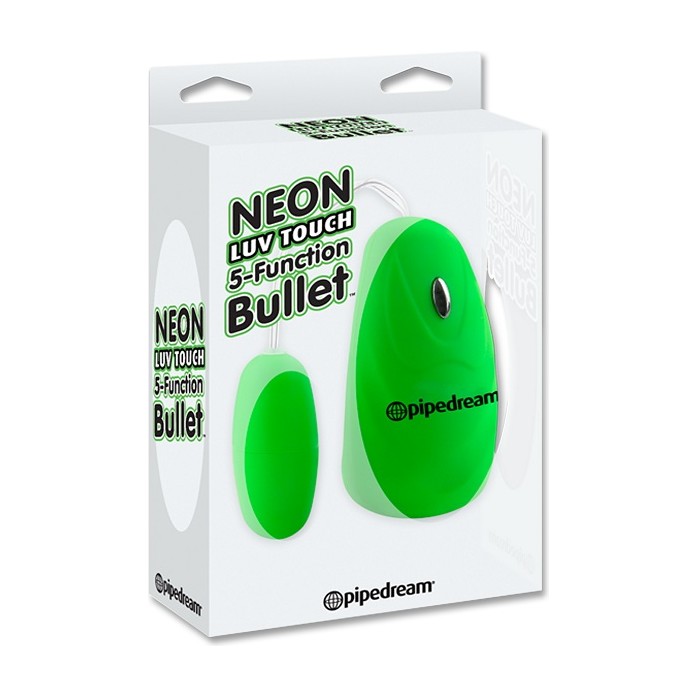 Зеленая вибропуля cерии Neon - Neon Luv Touch. Фотография 2.