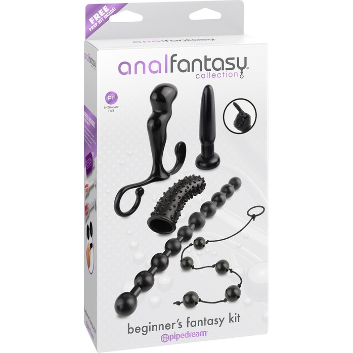 Набор для анального секса из 5 предметов Beginners Fantasy Kit - Anal Fantasy Collection. Фотография 2.