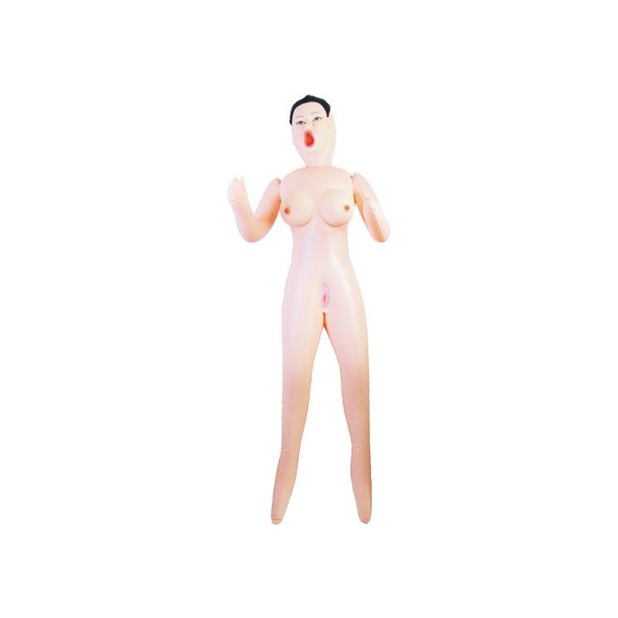 Надувная секс-кукла с тремя отверстиями. Фотография 2.