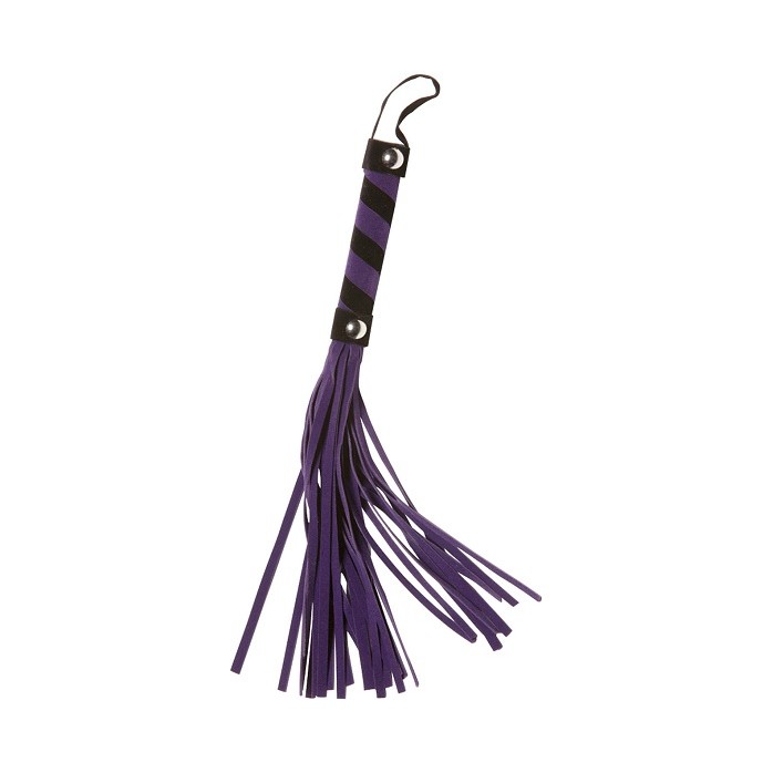Фиолетовая плеть X-Play с бархатистыми хвостами - X-Play