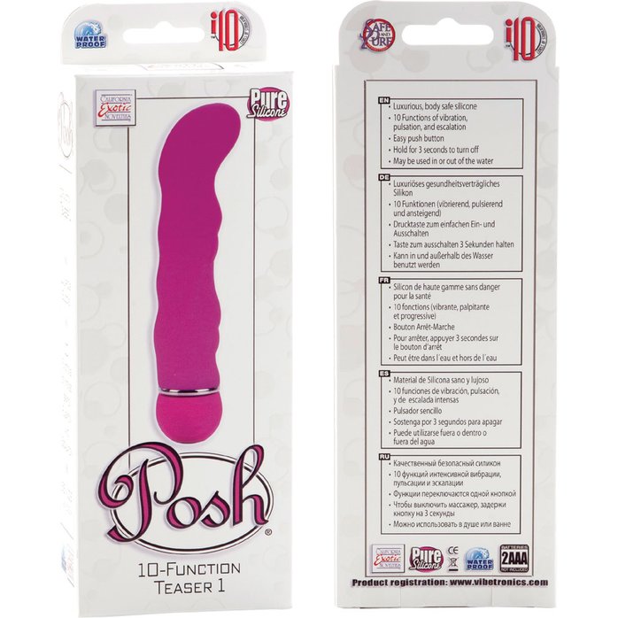 Вибромассажер POSH Teaser 1 розовый - Posh. Фотография 6.