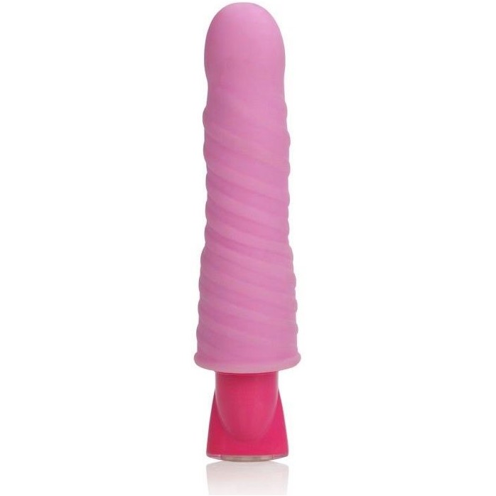 Розовый гнущийся вибромассажёр 10-Function Pleasure Bendie Vibes - 20 см - Pleasure Bendie