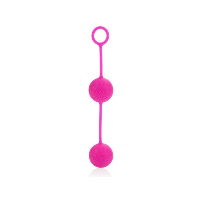 Розовые вагинальные шарики Posh Silicone “O” Balls - Posh. Фотография 2.