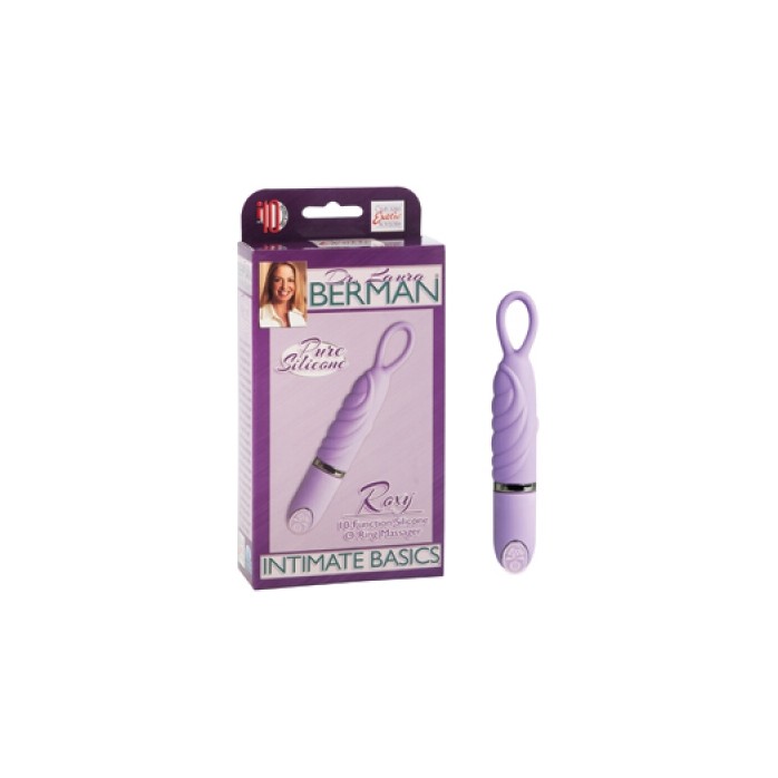 Вибромассажер O-Ring Massager Collection Roxy 10-Function Silicone из силикона фиолетовый - Dr. Laura Berman Collection