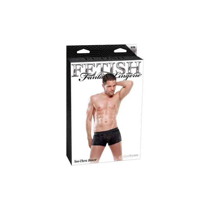 Ажурные боксеры с эластичным поясом - Fetish Fantasy Lingerie. Фотография 5.