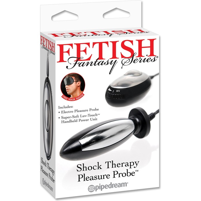 Анальный электростимулятор Shock Therapy Pleasure Probe - 7,5 см - Fetish Fantasy Shock Therapy