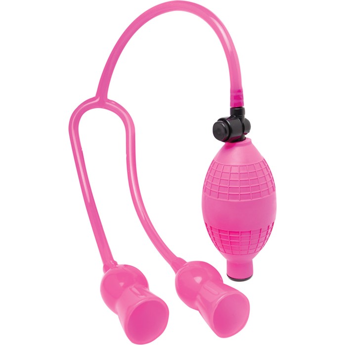 Розовая вакуумная помпа для сосков Nipple Suckers - Fetish Fantasy Series. Фотография 3.