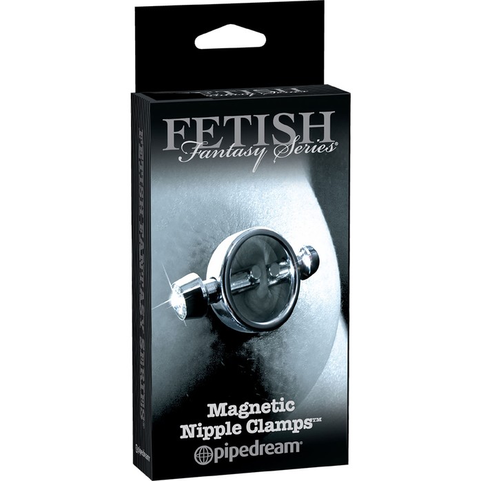 Зажимы на соски с магнитами Magnetic Nipple Clamps - Fetish Fantasy Limited Edition. Фотография 2.