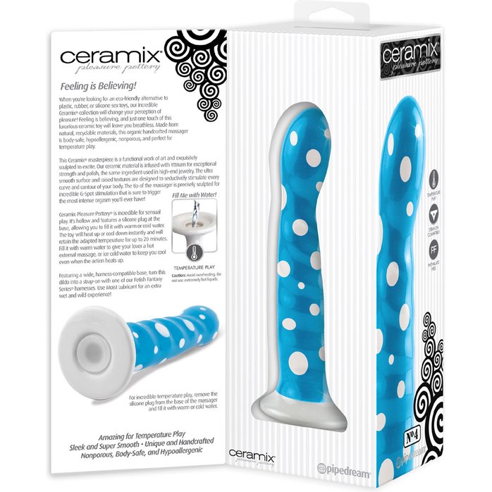 Анальный керамический стимулятор CERAMIX №4 - 17,8 см - Ceramix. Фотография 3.
