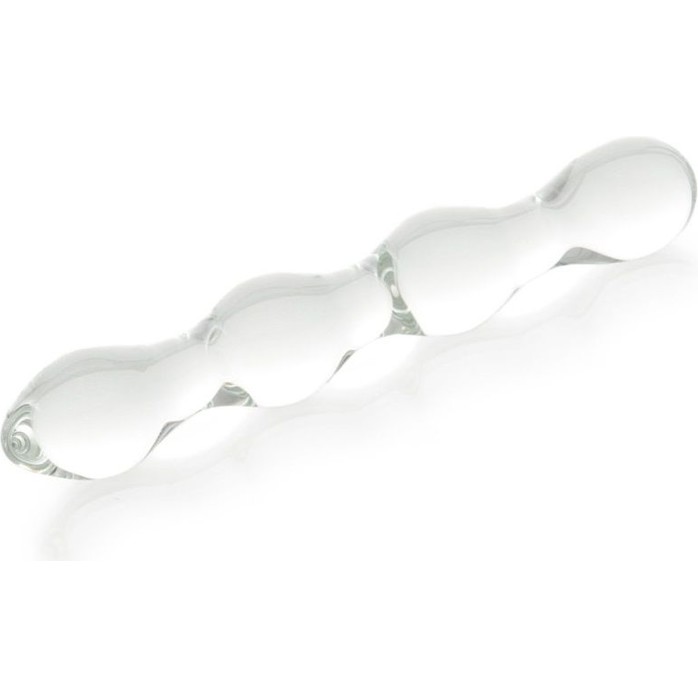 Стеклянный прозрачный фаллоимитатор - 18 см - Sexus Glass