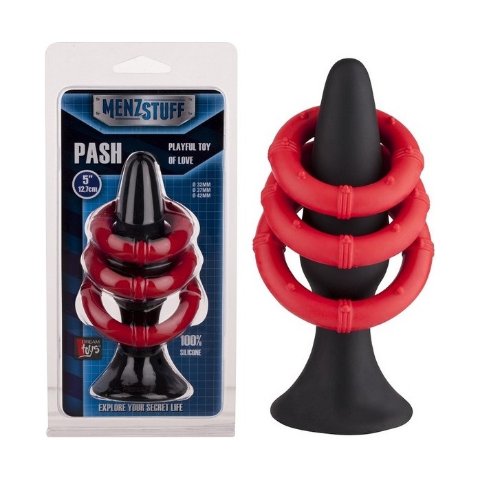 Набор PASH KIT: анальная втулка и 3 эрекционных кольца - MenzStuff