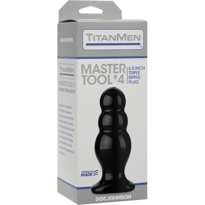 Анальный стимулятор Titanmen Tools - Master Tool #4 - 16,76 см - TitanMen. Фотография 5.