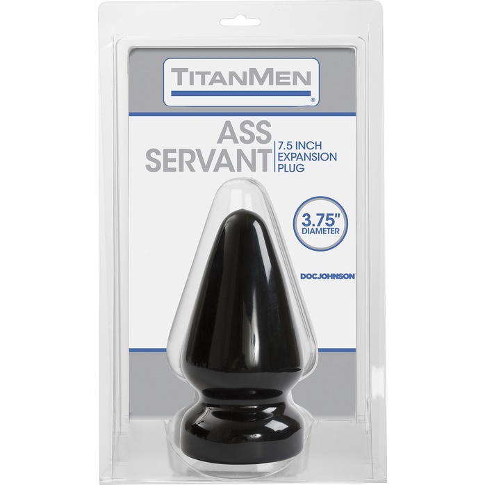 Большая анальная пробка Titanmen Tools Butt Plug 3.75 Diameter Ass Servant - 19 см - TitanMen. Фотография 2.