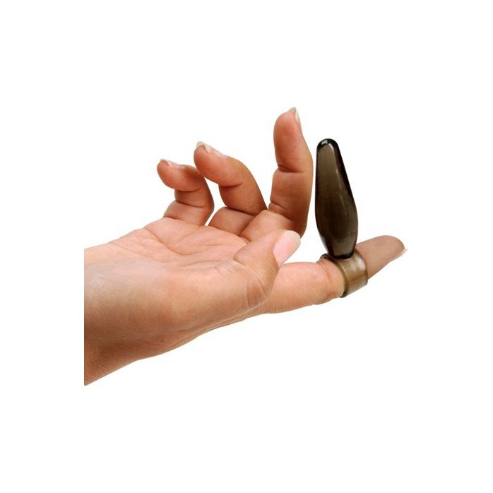 Маленькая анальная пробка Finger Rimmers с кольцом - 7 см - Bottoms Up. Фотография 2.
