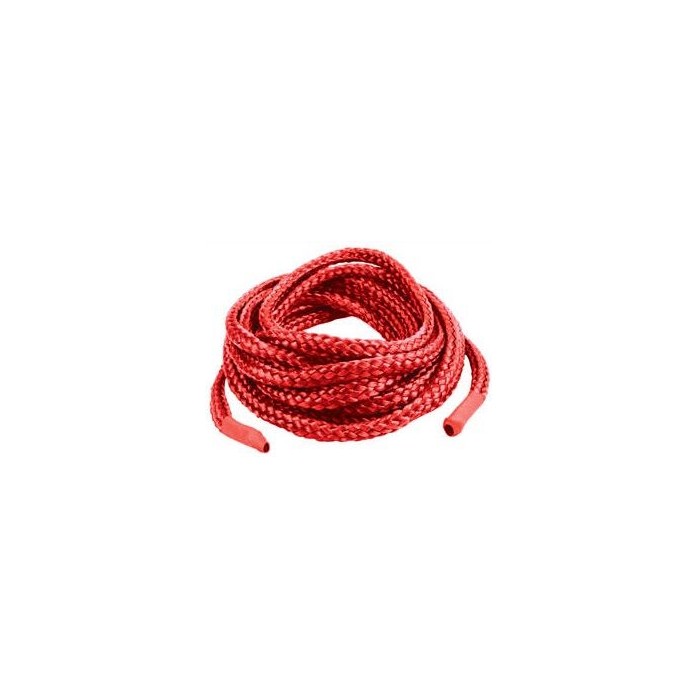 Красная веревка для фиксации Japanese Silk Love Rope - 5 м - Japanese Silk Love Rope. Фотография 2.