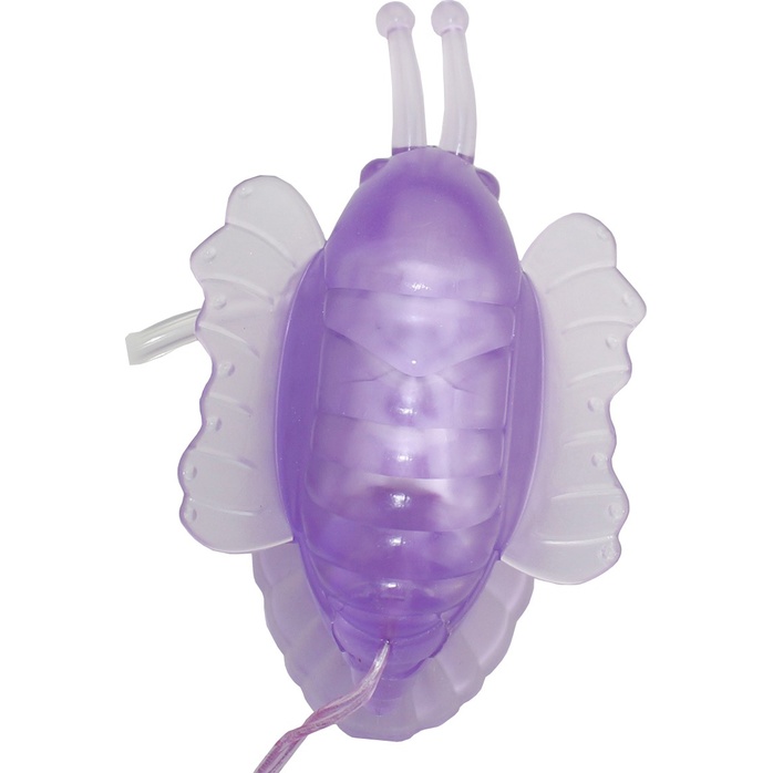 Фиолетовая помпа с вибрацией Pleasure Pump Butterfly Clitoral. Фотография 4.