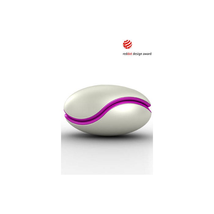 Белый вибратор для пары 2 в 1 ZINI DEUX. Фотография 2.