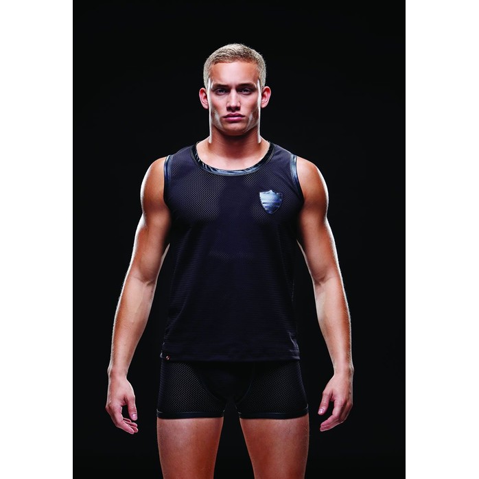 Черная мужская майка