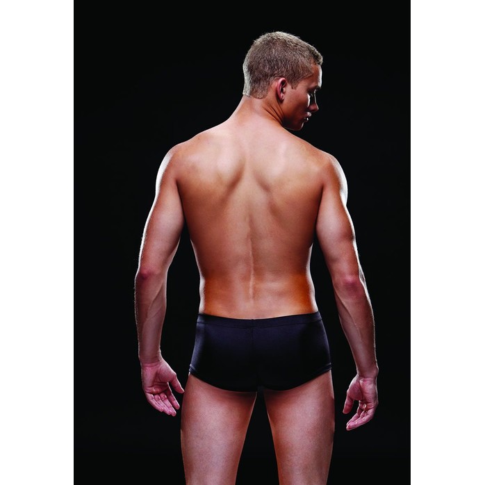 Черные мужские трусики-хипсы. Фотография 2.