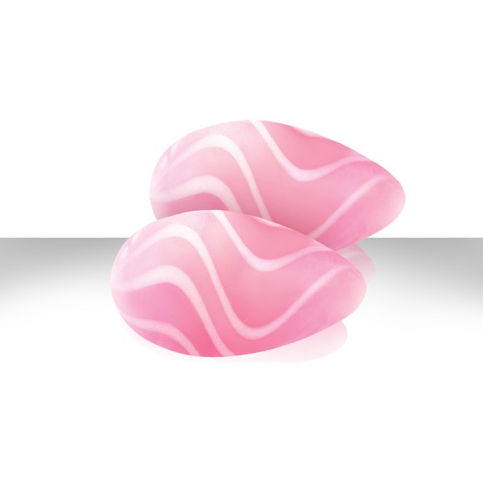 Розовые стеклянные вагинальные шарики CRYSTAL KEGEL EGGS - Crystal. Фотография 2.