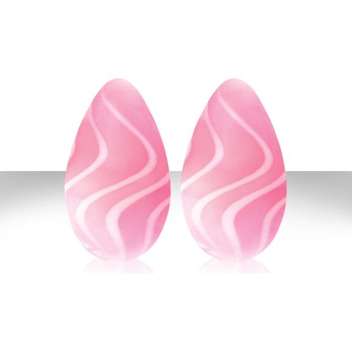 Розовые стеклянные вагинальные шарики CRYSTAL KEGEL EGGS - Crystal. Фотография 3.