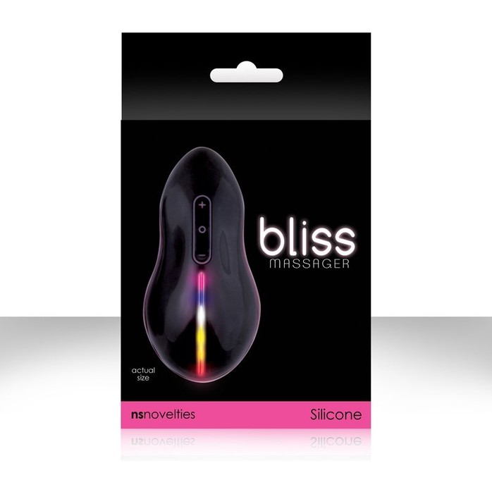 Черный вибратор-мышка для клиторальной стимуляции и массажа Bliss - Bliss. Фотография 3.