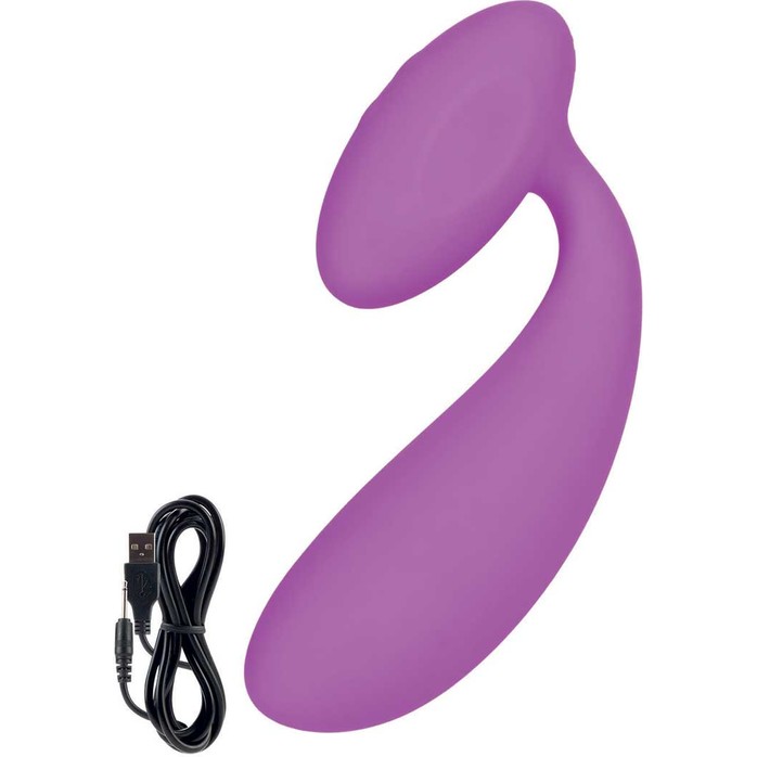 Фиолетовый изогнутый вибратор Lust by JOPEN L10 - Lust 
