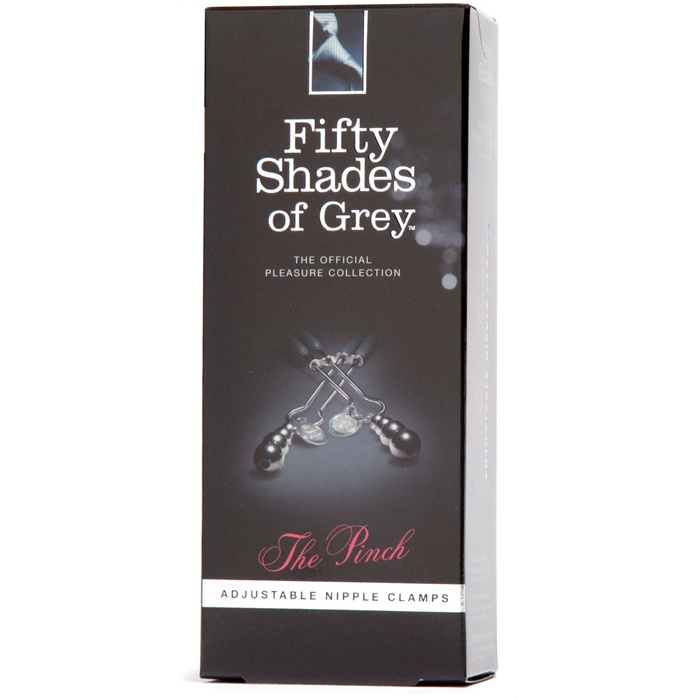 Металлические зажимы на соски Adjustable Nipple Clamps - Fifty Shades of Grey. Фотография 4.