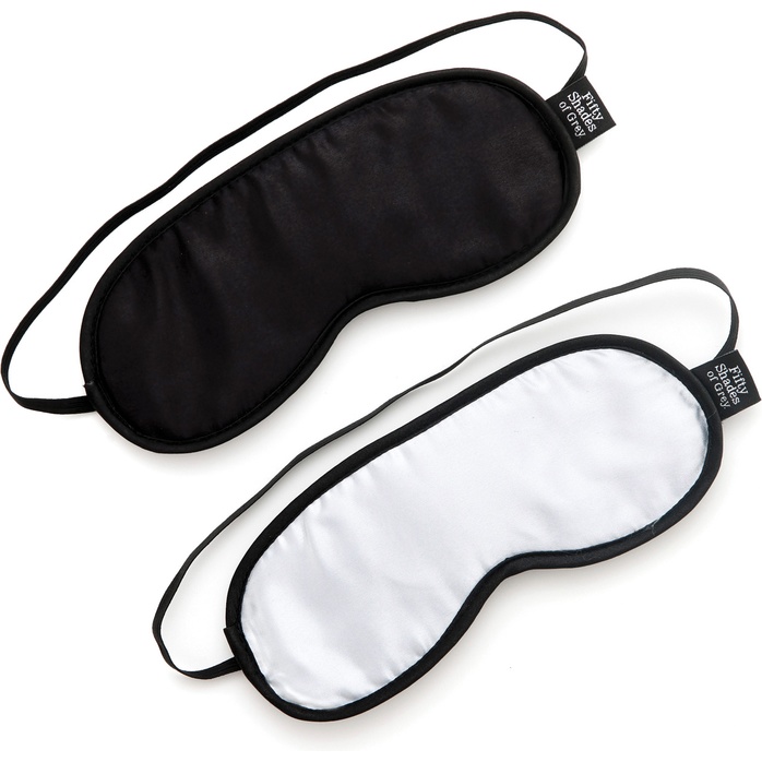 Набор из двух масок на глаза Soft Blindfold Twin Pack - Fifty Shades of Grey
