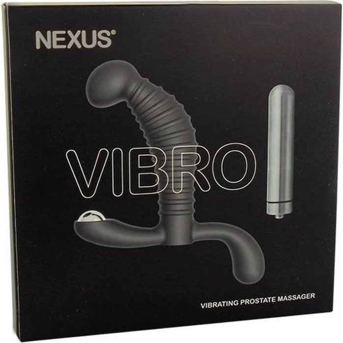 Черный стимулятор простаты Nexus Vibro - 10,2 см. Фотография 3.