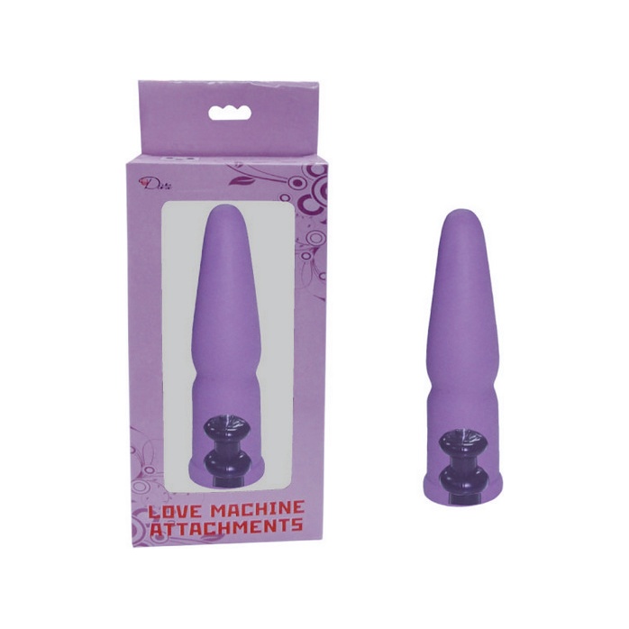 Фиолетовая анальная насадка для секс-машин - Fuck Machines
